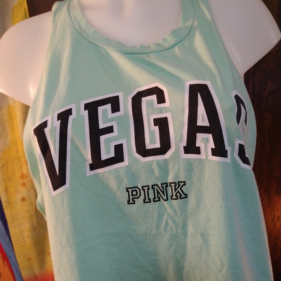 Size S Pink Victoria's secret Vegas logo tank top - Picture 5 of 12